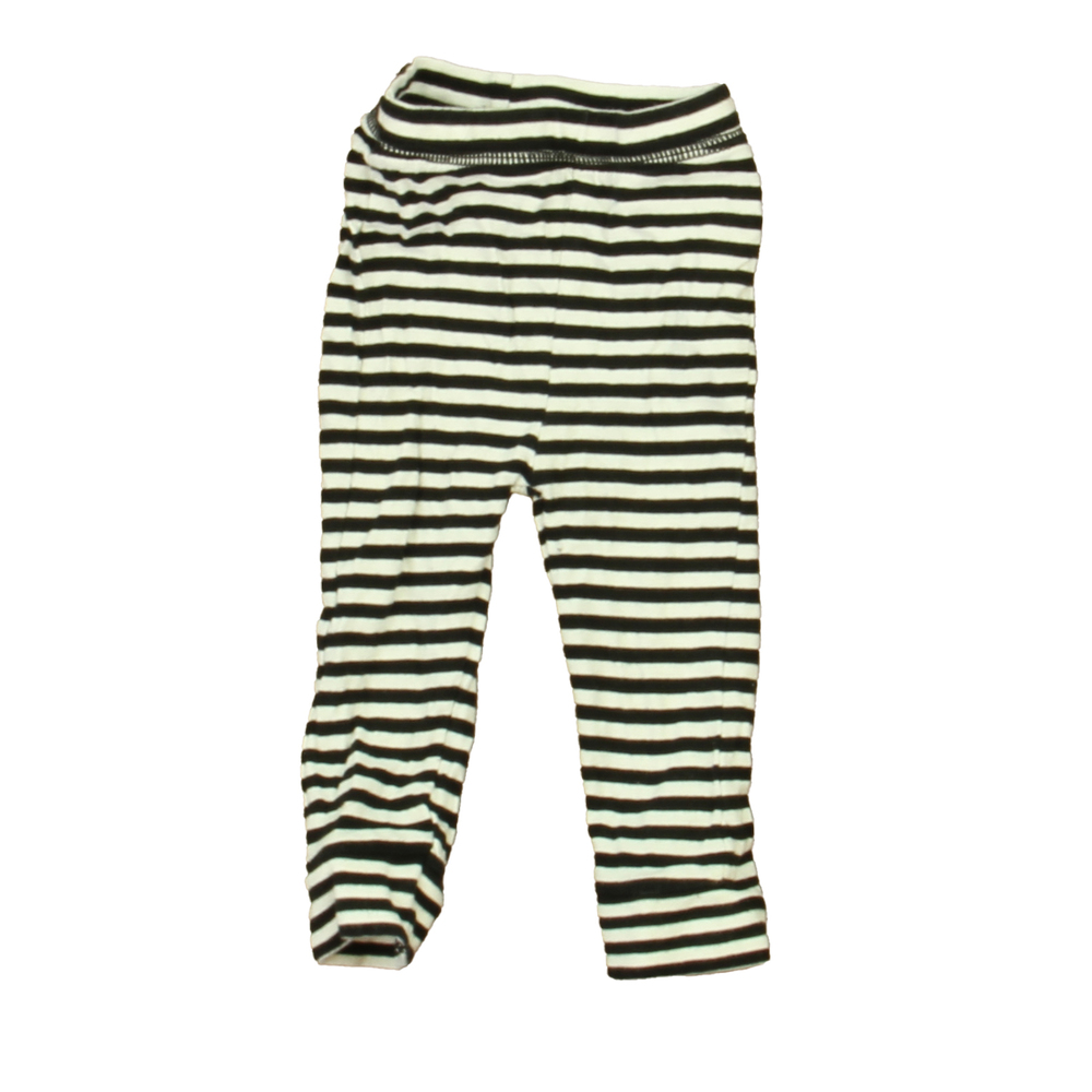 Goat Milk Unisex Black | White Leggings size: 6 Months